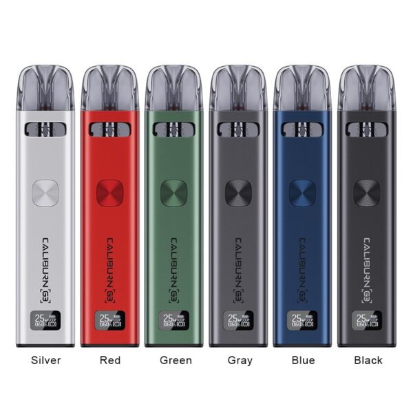 uwell caliburn g3 pod kit 900mah 25w