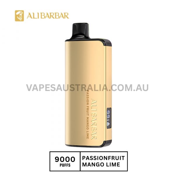 alibarbar ingot 9000 puffs passionfruit mango lime