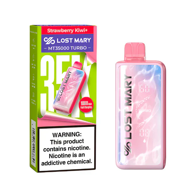 strawberry kiwi+ lost mary mt35000 turbo vape