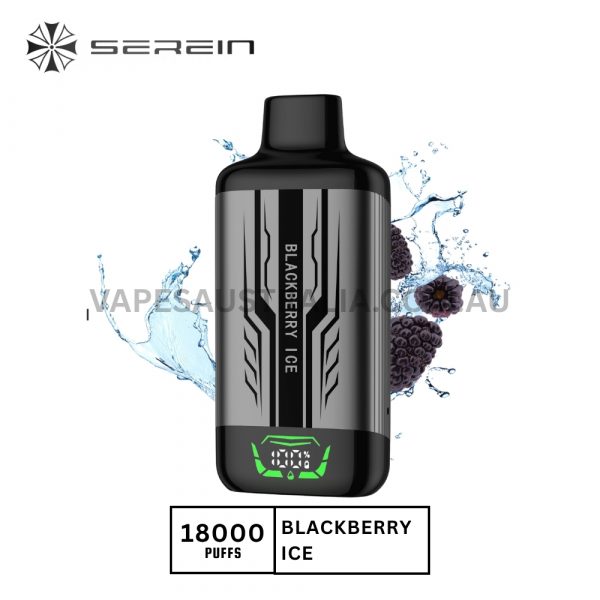 serein mechpro 18000 puffs blackberry ice